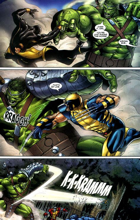 Read Online World War Hulk X Men Comic Issue 2