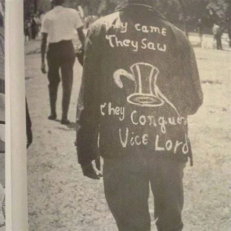 Old School Chicago Gangs — Conservative Vice Lord 1960s Vice Lords