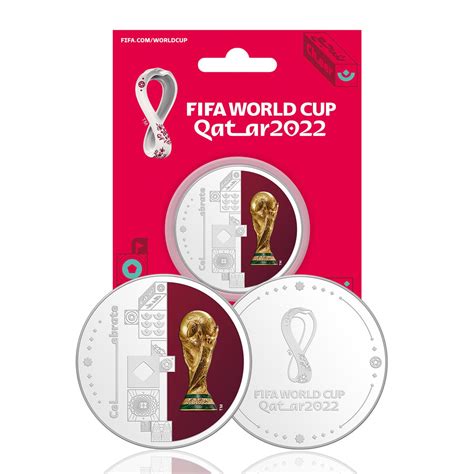 Fifa World Cup 2022 44mm Silver Medal In Retail Pack Fifa Online Store