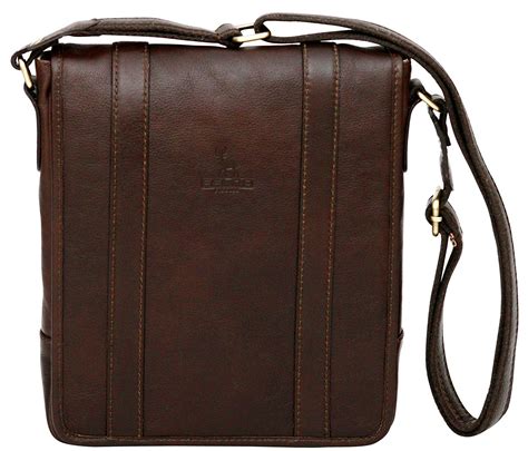 Genuine Leather Side Shoulder Bag Unisex Messenger Tablet Ipad Case Ebay