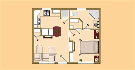 Sq Ft Cottage Floor Plans Floorplans Click