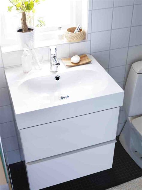 The stainless steel faucet is included, too. Ikea Bath Cabinets - Home Furniture Design