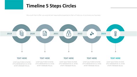 3 Simple Circles Diagram Timeline Template Slidemodel
