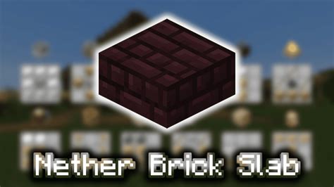 Nether Brick Slab Wiki Guide 9minecraftnet