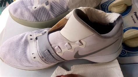 It is a great element that eliminates stains properly. HOW TO REMOVE YELLOW STAINS ON YOUR WHITE SHOES! - YouTube