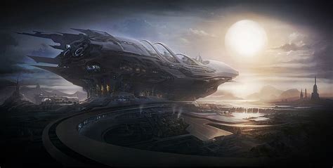 Concept Spaceship Environments By Tae Won Jun Environment Concept Art