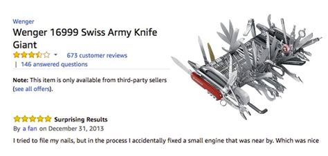 The Amazon Reviews For This 9000 Swiss Army Knife Are Hilarious