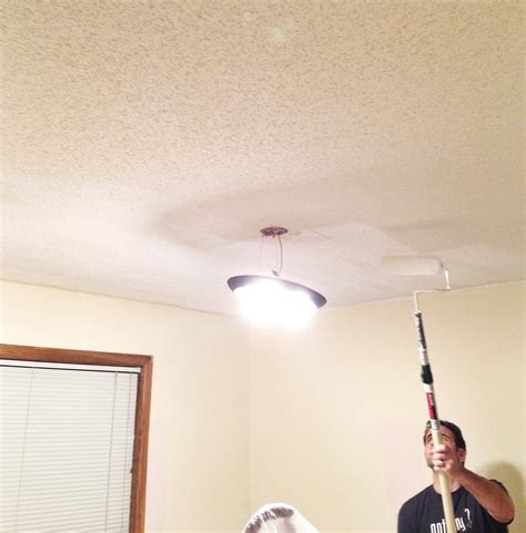 How To Paint Popcorn Ceiling Painting Popcorn Ceiling Popcorn