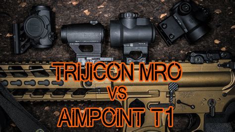 Trijicon Mro Vs Aimpoint T1 T2 Trijicon Mro Review Youtube