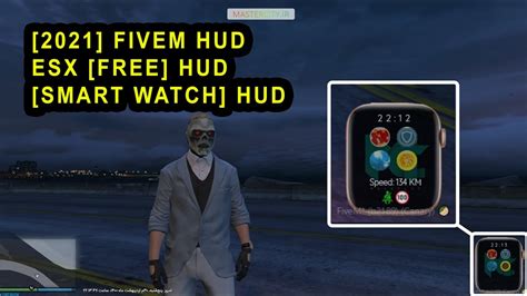 2021 Gta V Fivem Esx Free Smartwatch Hud Youtube