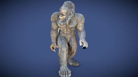 Bigfoot Download Free 3d Model By Jtressle A6ad392 Sketchfab