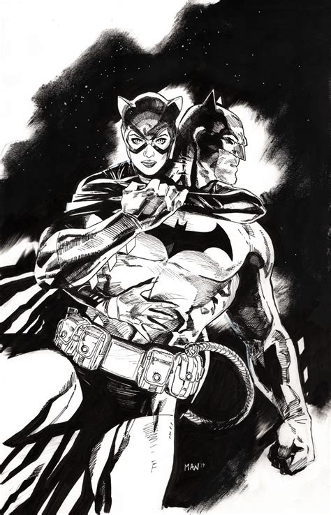 Clay Mann Batmancatwoman 1 2019 Cover Comic Art Comic Art