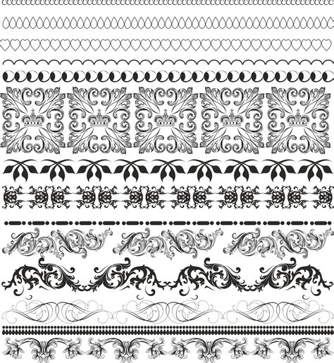Border Pattern Free Vector Cdr Download