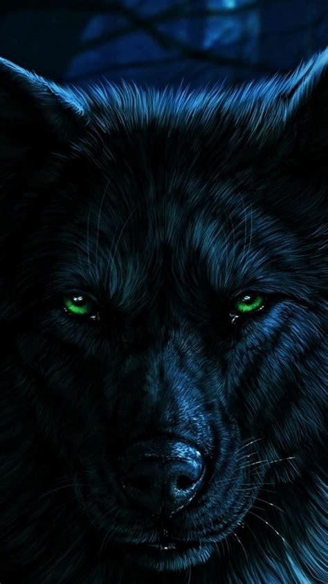Looking for a good deal on green wolf? Black wolf with green eyes wallpaper - backiee