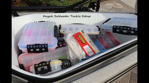 To complete your saltwater fishing setup for beginners you'll need the right fishing line. Kayak Saltwater Tackle Setup - Rods & Tackle - YouTube