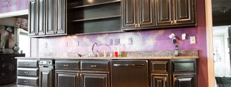 Reclaimed distress colorful kitchen cabinets. Black Distressed Kitchen Cabinets