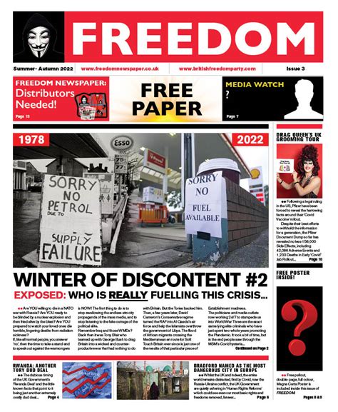 Support Our Newspaper British Freedom Party