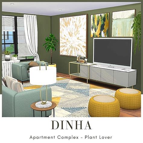 Complex Apartment Lot With 6 Apartments From Dinha Gamer • Sims 4