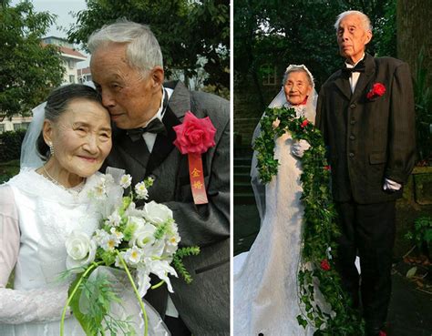 98 year old couple recreate their wedding day after 70 years bored panda