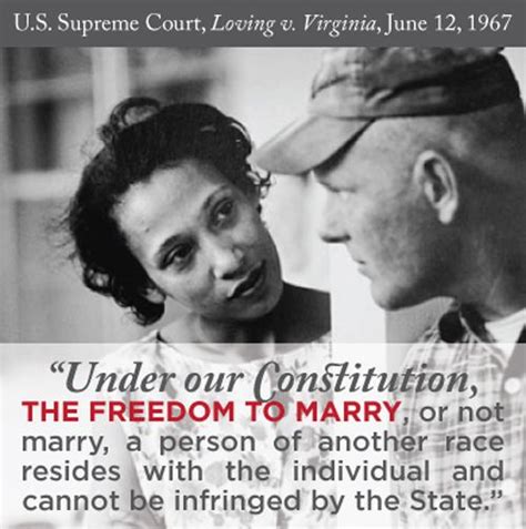 Today Is The 46th Anniversary Of ‘loving V Virginia In Which The Supreme Court Ruled Against