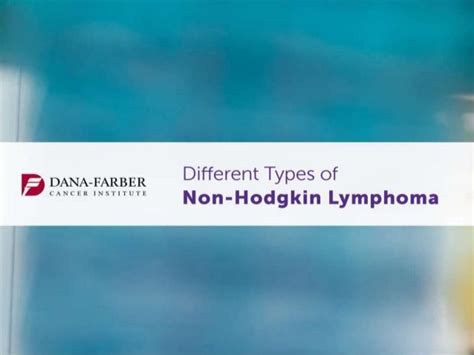 What Are The Different Types Of Non Hodgkin Lymphoma
