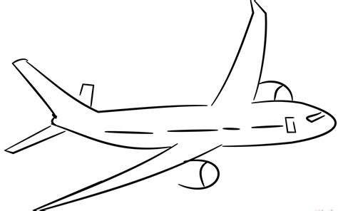 Kids Airplane Drawing Library Coloring Pages Plane Clipart Sketch