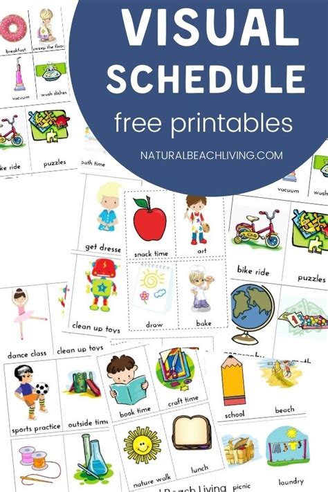 Printable Visual Daily Routine Preschool Free Visual