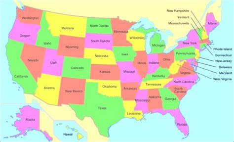 Quiz Identify These North American Statesprovinces By Their Shape