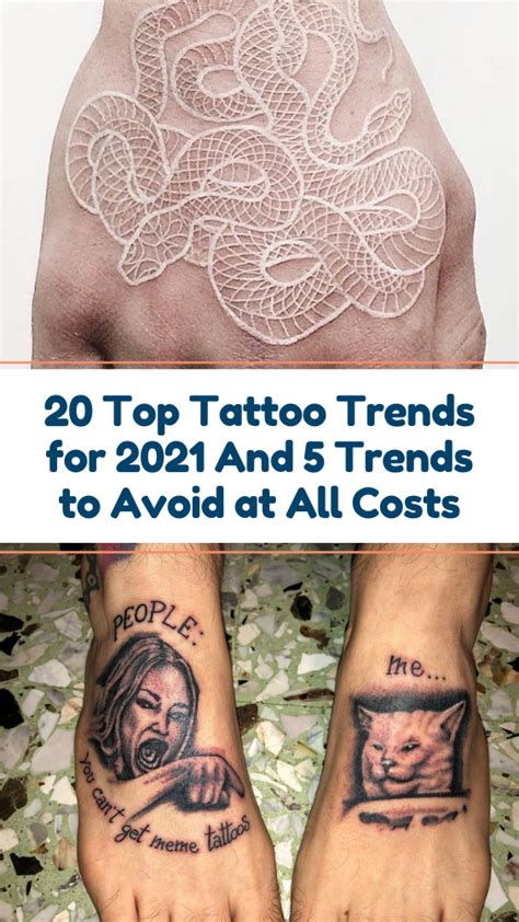 20 Trending Tattoo Designs Of 2021 And 5 Trends To Avoid In 2021