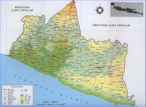 Peta Peta Yogyakarta Lengkap Dengan Nama Kecamatan Skycrepers