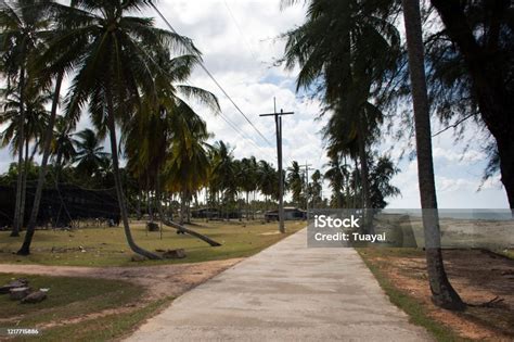 Banton Beach And Village In Lower Southern Narathiwat Provinces