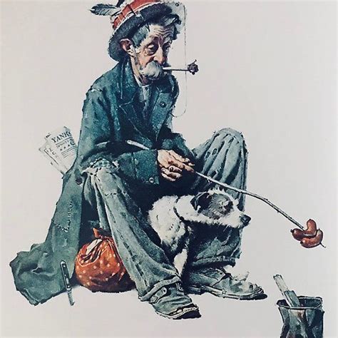 Norman Rockwell Hobo With Images Norman Rockwell Rockwell Famous