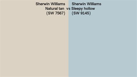 Sherwin Williams Natural Tan Vs Sleepy Hollow Side By Side Comparison