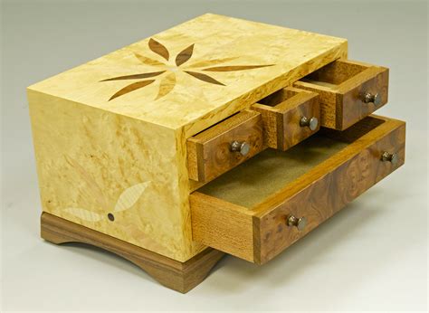 Bespoke Jewellery Box With Four Drawers Makers Eye