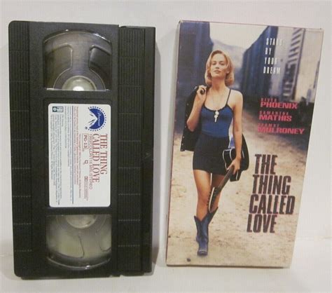 The Thing Called Love Vhs 1993 River Phoenix Samantha Mathis Sandra Bullock Vhs Tapes