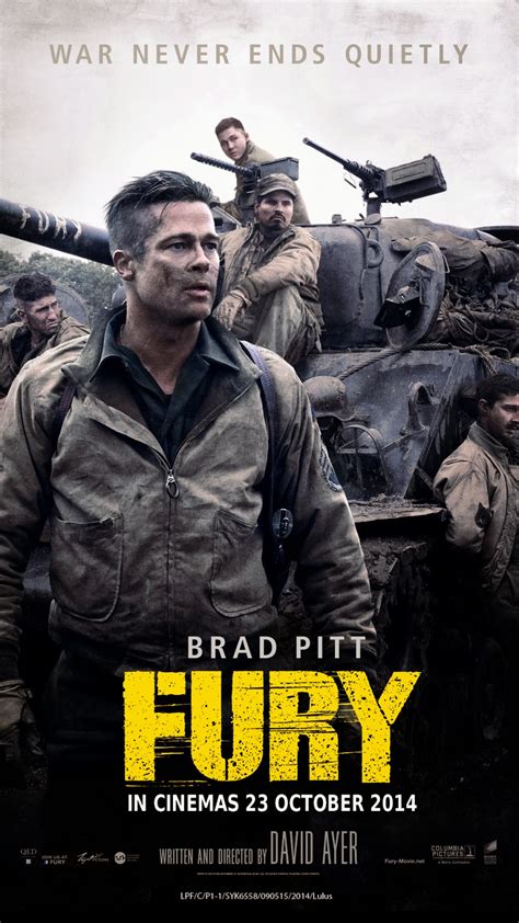 Collection by jes bomb • last updated 4 days ago. Movie Review: Fury (2014 - Brad Pitt, Shia LaBeouf) - ColourlessOpinions.com