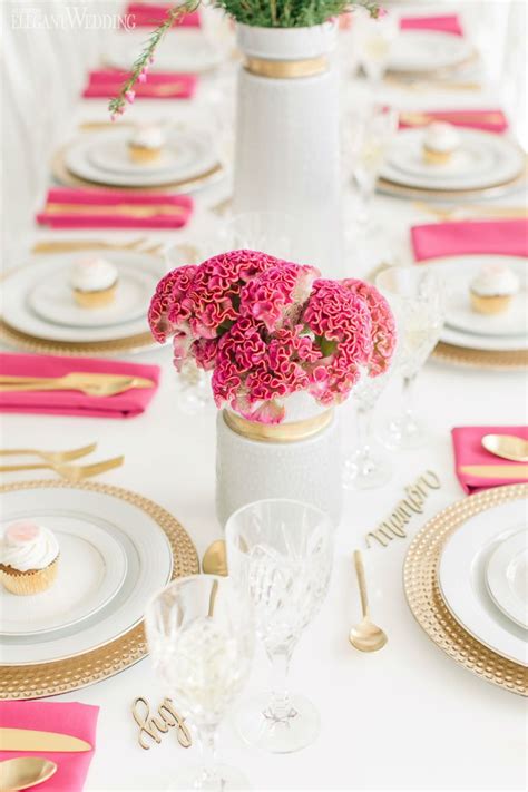 Pink Table Decorations Birthday Party Decorations Party Themes Table