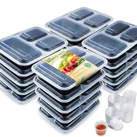 Buy Enther Meal Prep Containers 36oz Lids Food Storage Bento Box Bpa