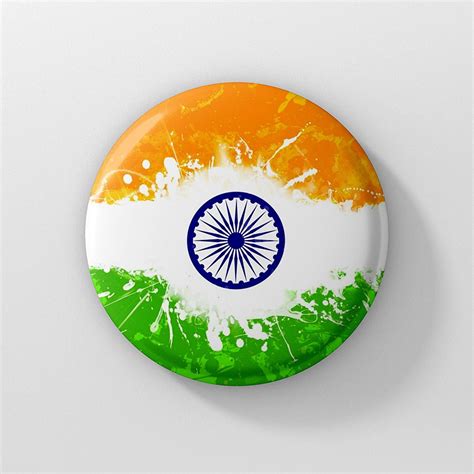This motif has appeared in the 3rd century bc., but it has not appeared on the flag until 1947, when india gained. Buy LASTWAVE Indian Flag Badge, India Flag Independence ...