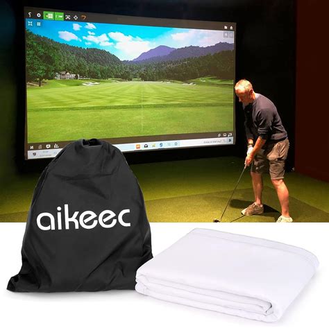 Buy Aikeec Golf Simulator Impact Screen With 14pcs Grommet Holes For