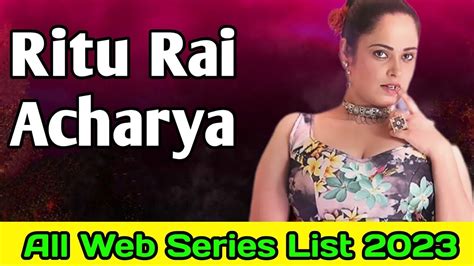 ritu rai all web series list 2023 ritu rai all web series name hunter and primeplay youtube