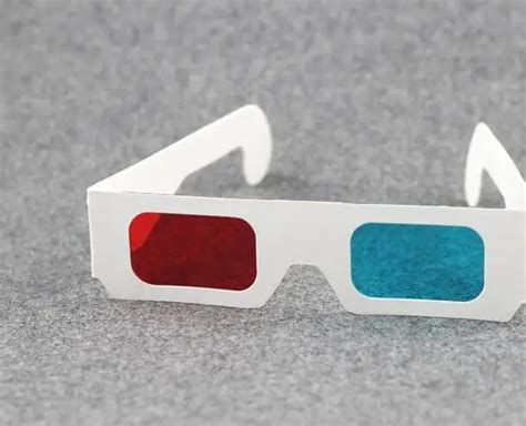 Paper 3d Glasses Red Blue Cyan 500pcs In 3d Glasses Virtual Reality Glasses From Consumer