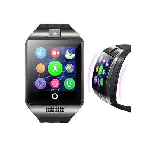 Bluetooth Q18 Smart Watch With Touch Screen Camera Passometer Support