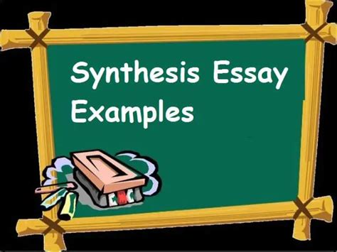 Synthesis Essay Example18 Examples And Samples In Pdf