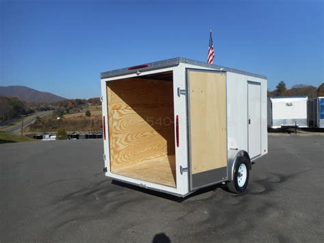 enclosed small  nose double door trailer small
