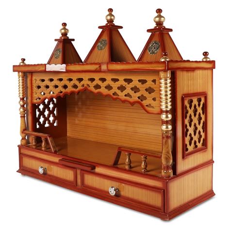 Brown Wooden Temple For Worship Lucky Furniture Id 19423158162