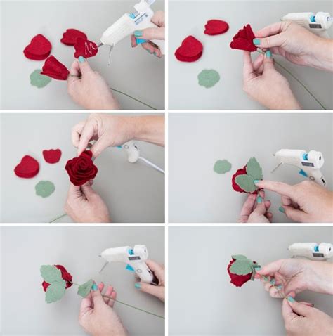 These dolls are hand sewn. How To Make The Most Gorgeous, Classic Roses Out Of Felt ...