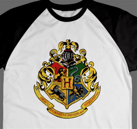 Camisa Harry Potter Hp Castelo De Hogwarts Raglan Elo7