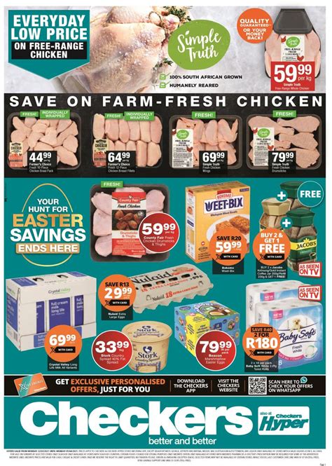 This is not the full list of shoprite unadvertised deals but includes some of the super cheap and free items you can get this week in. Checkers Catalogue - 2021/03/22 - 2021/04/05 | Rabato