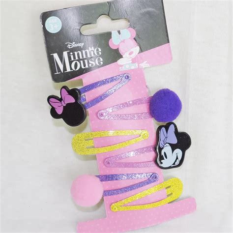Eifer Vorabend Erinnerung Minnie Mouse Haarspangen Unverändert Matte Motel